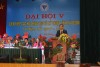 Đồng chí Nguyễn Mạnh Hiển phát biểu tại Đại hội