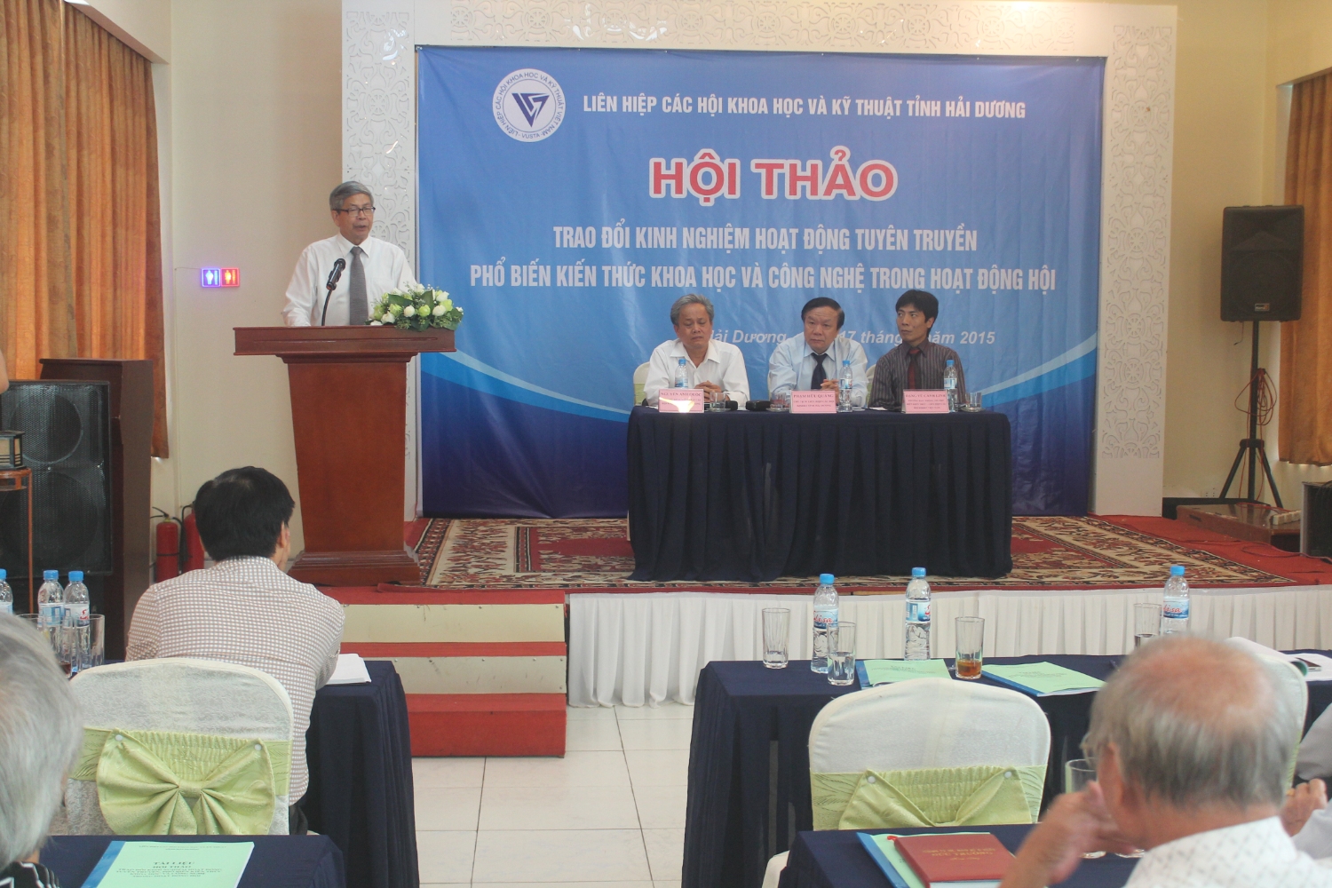 GS, TS Đặng Vũ Minh, Chủ tịch LHH Việt Nam phát biểu tại Hội thảo
